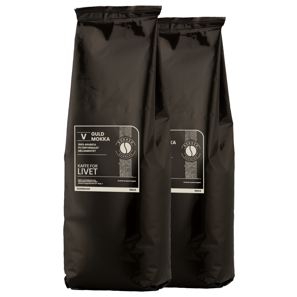 Økologisk Guld Mokka 16x500 gr.